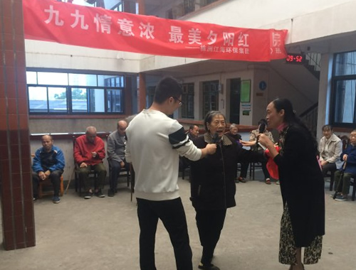 最美夕阳红—江海公司再访敬老院记实