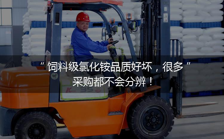 饲料级氯化铵品质好坏，很多采购都不会分辨！